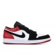 AIR JORDAN 1 LOW BLACK TOE  553558 116