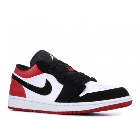 AIR JORDAN 1 LOW BLACK TOE  553558 116