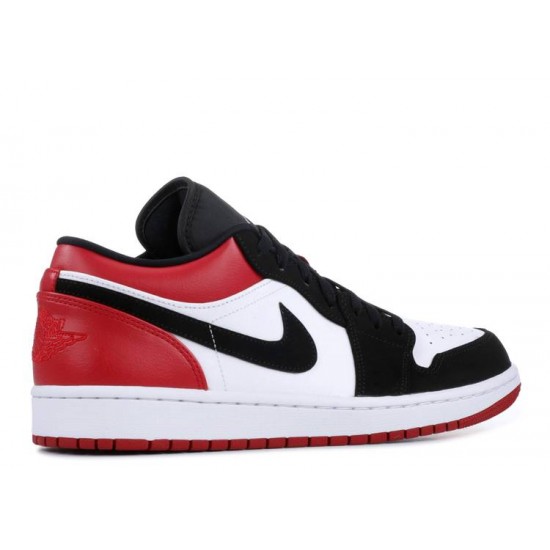 AIR JORDAN 1 LOW BLACK TOE  553558 116