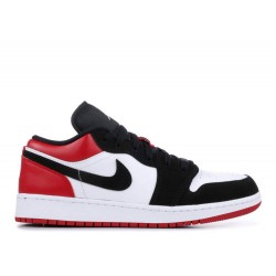 AIR JORDAN 1 LOW GS BLACK TOE  553560 116