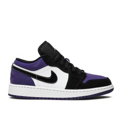 AIR JORDAN 1 LOW GS COURT PURPLE BKCK  553560 125