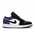 AIR JORDAN 1 LOW GS COURT PURPLE BKCK  553560 125