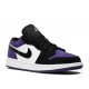 AIR JORDAN 1 LOW GS COURT PURPLE BKCK  553560 125