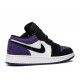 AIR JORDAN 1 LOW GS COURT PURPLE BKCK  553560 125