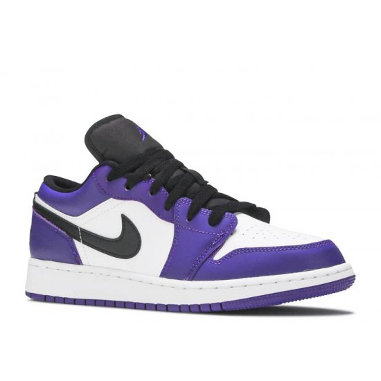 AIR JORDAN 1 LOW GS COURT PURPLE  553560 500