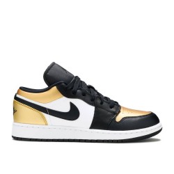 AIR JORDAN 1 LOW GS GOLD TOE  cq9487 700