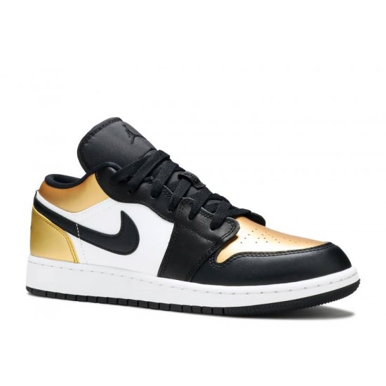 AIR JORDAN 1 LOW GS GOLD TOE  cq9487 700