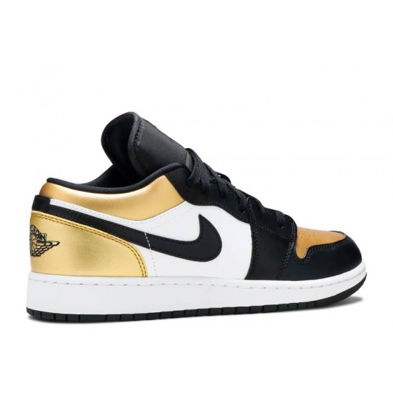 AIR JORDAN 1 LOW GS GOLD TOE  cq9487 700