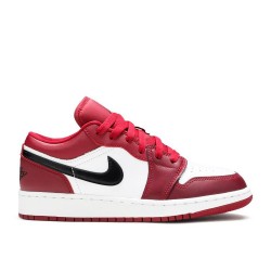 AIR JORDAN 1 LOW GS NOBLE RED  553560 604