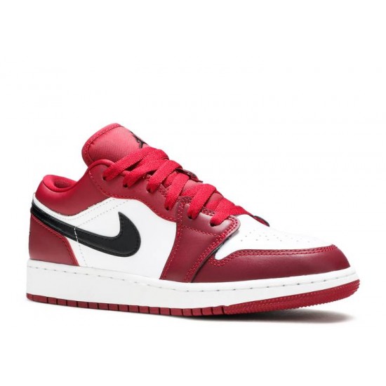 AIR JORDAN 1 LOW GS NOBLE RED  553560 604