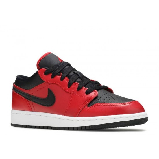 AIR JORDAN 1 LOW GS REVERSE BRED RED  553560 606