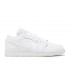 AIR JORDAN 1 LOW GS TRIPLE WHITE  553560 130