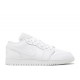 AIR JORDAN 1 LOW GS TRIPLE WHITE  553560 130