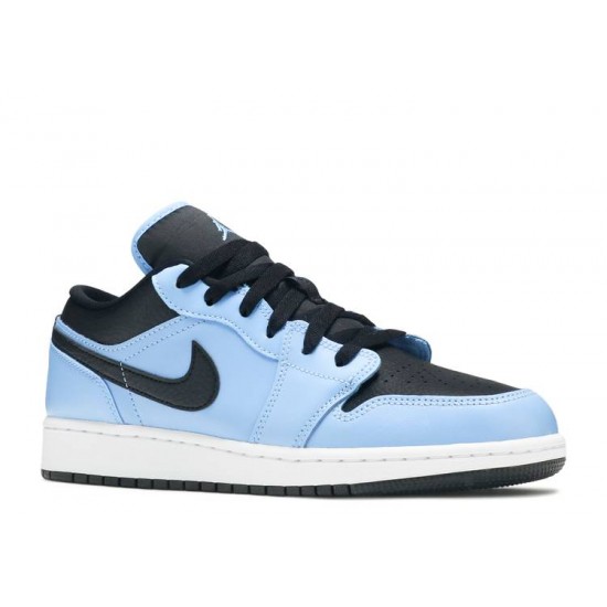 AIR JORDAN 1 LOW GS UNIVERSITY BLUE BLACK  553560 403