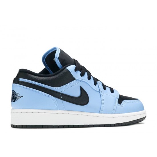 AIR JORDAN 1 LOW GS UNIVERSITY BLUE BLACK  553560 403