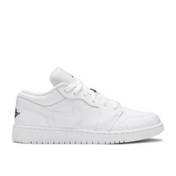 AIR JORDAN 1 LOW GS WHITE BLACK  553560 101