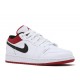 AIR JORDAN 1 LOW GS WHITE GYM RED  553560 118