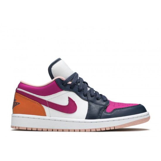 AIR JORDAN 1 LOW MISMATCHED PURPLE MAGENTA  dj4342 400