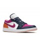 AIR JORDAN 1 LOW MISMATCHED PURPLE MAGENTA  dj4342 400