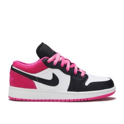 AIR JORDAN 1 LOW SE GS BLACK ACTIVE FUCHSIA  ct1564 005