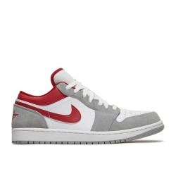 AIR JORDAN 1 LOW SE LIGHT SMOKE GREY GYM RED  dc6991 016