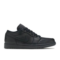 AIR JORDAN 1 LOW TRIPLE BLACK  553558 091