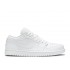 AIR JORDAN 1 LOW TRIPLE WHITE  553558 112