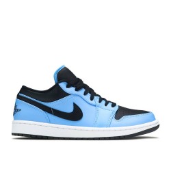 AIR JORDAN 1 LOW UNIVERSITY BLUE BLACK  553558 403