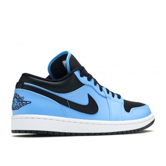 AIR JORDAN 1 LOW UNIVERSITY BLUE BLACK  553558 403