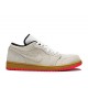 AIR JORDAN 1 LOW WHITE GYM YELLOW  553558 119