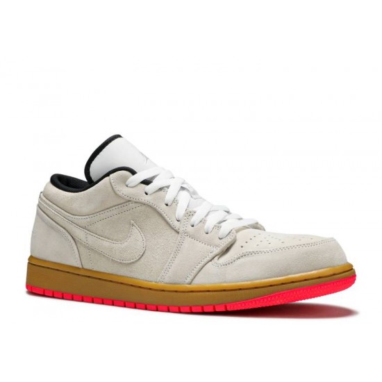 AIR JORDAN 1 LOW WHITE GYM YELLOW  553558 119