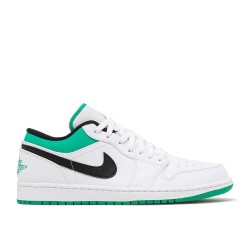 AIR JORDAN 1 LOW WHITE LUCKY GREEN  553558 129