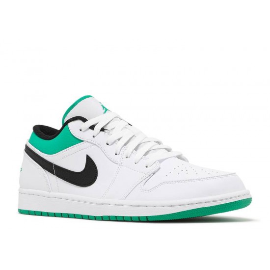 AIR JORDAN 1 LOW WHITE LUCKY GREEN  553558 129