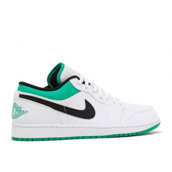 AIR JORDAN 1 LOW WHITE LUCKY GREEN  553558 129