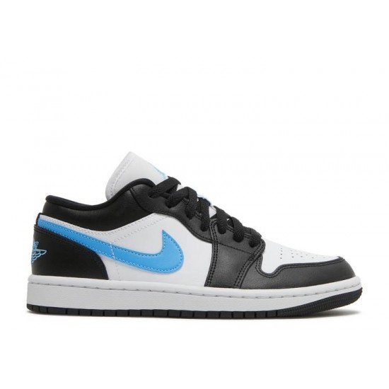 WMNS AIR JORDAN 1 LOW BLACK UNIVERSITY BLUE  dc0774 041