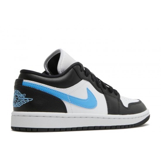 WMNS AIR JORDAN 1 LOW BLACK UNIVERSITY BLUE  dc0774 041