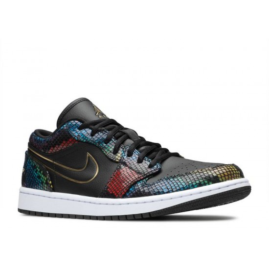 WMNS AIR JORDAN 1 LOW MULTI SNAKESKIN  cw5580 001