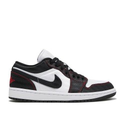 WMNS AIR JORDAN 1 LOW SE UTILITY WHITE BLACK RED  dd9337 106