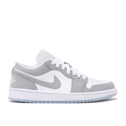 WMNS AIR JORDAN 1 LOW WHITE WOLF GREY  dc0774 105