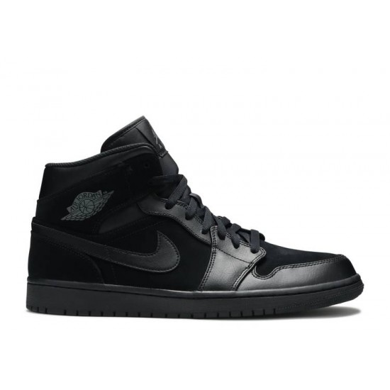 AIR JORDAN 1 MID BLACK  554724 050