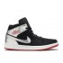 AIR JORDAN 1 MID BLACK METALLIC SILVER  554724 057