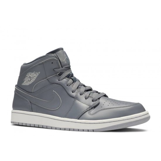 AIR JORDAN 1 MID COOL GREY WHITE  554724 036