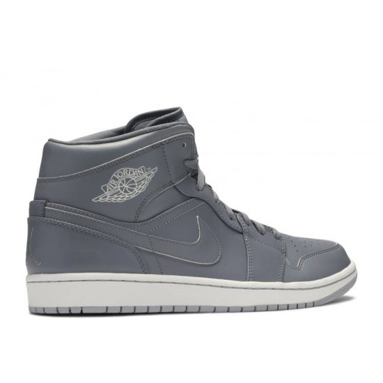 AIR JORDAN 1 MID COOL GREY WHITE  554724 036