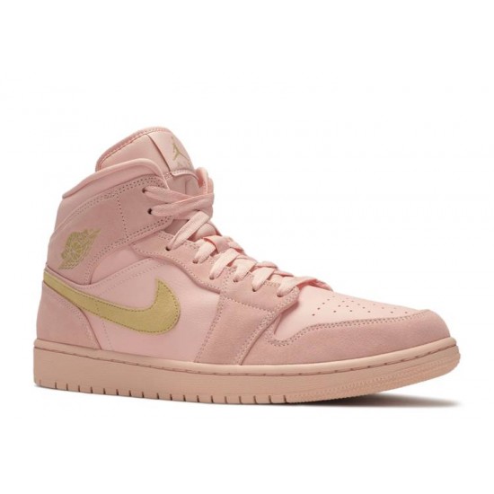 AIR JORDAN 1 MID CORAL GOLD  852542 600