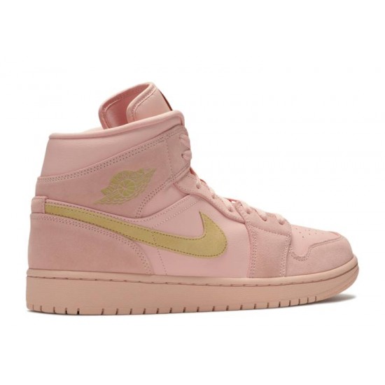 AIR JORDAN 1 MID CORAL GOLD  852542 600