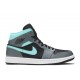 AIR JORDAN 1 MID GREY AQUA  554724 063