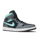 AIR JORDAN 1 MID GREY AQUA  554724 063