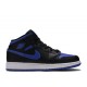 AIR JORDAN 1 MID GS BLACK HYPER ROYAL  554725 068