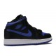 AIR JORDAN 1 MID GS BLACK HYPER ROYAL  554725 068