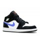 AIR JORDAN 1 MID GS BLACK RACER BLUE  554725 084